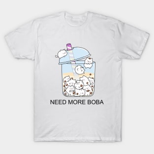 Chubby Cats Need More Boba! T-Shirt